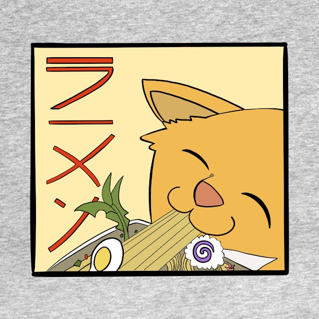 Ramen Cat Returns by CarlComics